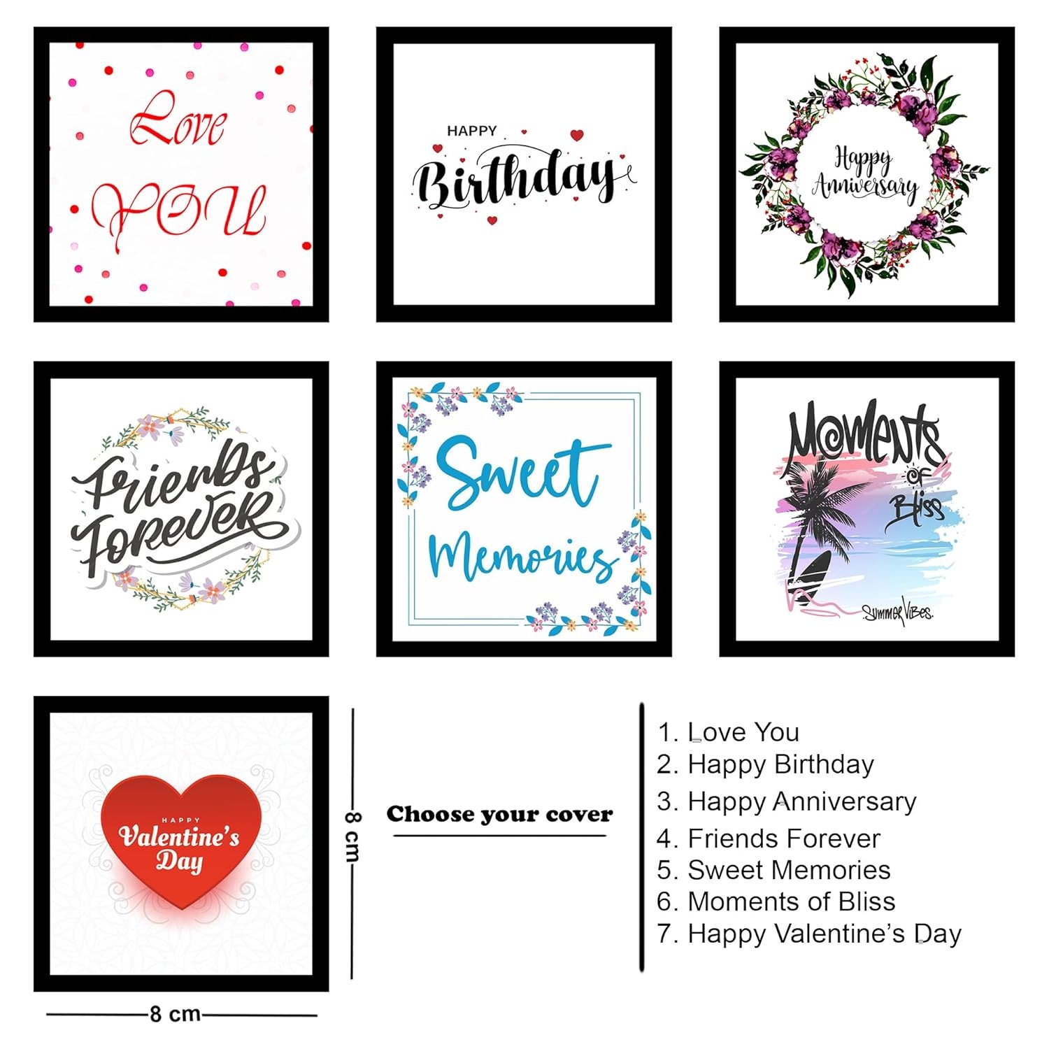 Personalised Photo Gift box For Birthday/Anniversary/Valentine's Day || Ladder box with Photo, black - Image 3