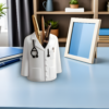 Doctor Pen Stand | Perfect Doctor Gift for Men And Women | Customized Desk Organizer for Doctors and Medical Aspirants with Apron/Coat Shape Pencil Holder