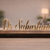 Customized LED Name Plate for Office Desk Table Name Sign Gift For MBBS Student Motivational